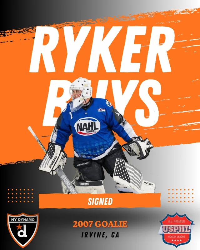Ryker Buys 2007 Goalie from Irvine, CA