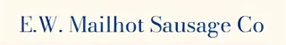 E.W. Mailhot Sausage Co. wordmark in blue.